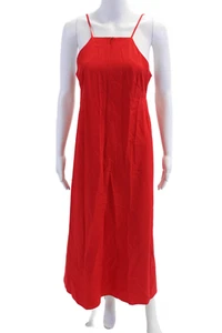 Proenza Schouler White Label Womens Drapey Suiting Cut Out Dress Red Size 4 - Picture 1 of 7