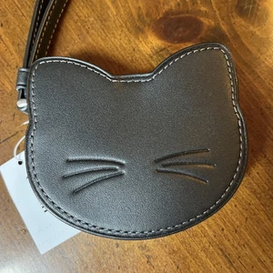 Coach Black Cat Kitten Coin Case Purse Halloween Gift New with Tags 2025 - Picture 1 of 11