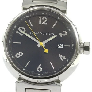 LOUIS VUITTON Q1111 Tambour Date Quartz Men's 866458 - Picture 1 of 7