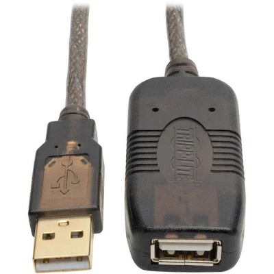 Tripp Lite USB 2.0 Active Extension Cable [USB-A M/F], 25 ft. [7.6 m] (u026-025) - Image 1 of 4