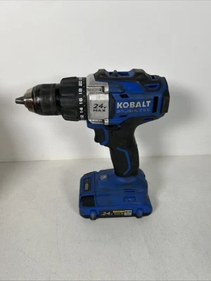 Kobalt KDD 524B-03 24V MAX Cordless Brushless 1/2" Drill Driver Kit w/ Battery - Image 1 of 4