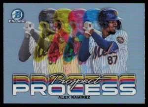 2023 BOWMAN CHROME PROSPECT PROCESS ALEX RAMIREZ RC NEW YORK METS #PRP-16 INSERT - Picture 1 of 2