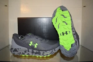 Under Armour UA Para hombres Bandit Trail 3 Zapatos para Correr Gris/Verde 3028657 025 Nuevos en Caja - Imagen 1 de 3