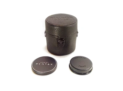 Asahi Pentax Takumar 28mm f3.5 Lente Cuero Estuche con Metal Frontal, Juego de Tapas Traseras M42 Foto 1 de 4