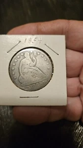 1854-O Seated Liberty Half Dollar   See Pics - Picture 1 of 3