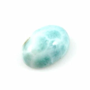Cabujón de piedras preciosas - Grado A Genuino Larimar Ovalado Cabujón Gema-12 mm- 1 pieza - Imagen 1 de 1
