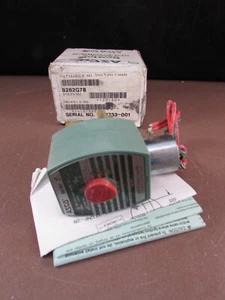 ASCO FUEL GAS SOLENOID VALVE 40PSI 120VAC / 8262G78 - Picture 1 of 2