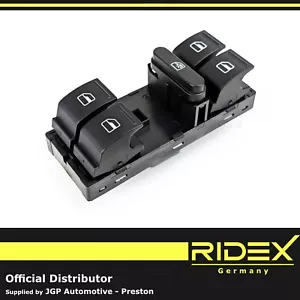 Seat Altea Ibiza Leon Front Drivers O/S Electric Window Switch 4 Door 1K4959857B - Picture 1 of 6