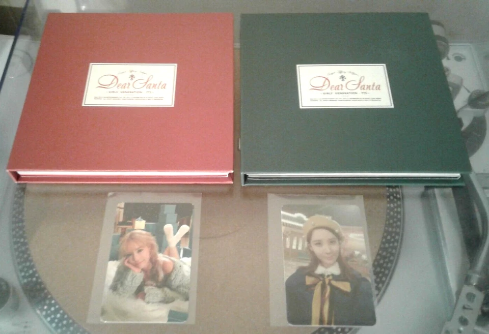 2 Girls' Generation Taetiseo TTS Dear Santa CDs + Taeyeon & Seohyun Photocards - Image 1 of 1