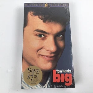 VTG Tom Hanks Big (VHS 1988) MILLENNIUM COLLECTION Jared Rushton Sealed - Picture 1 of 7