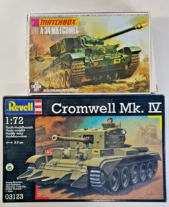 Lot of 2-Matchbox - A-34 Mk-1 Comet-PK-72 + Revell Cromwell Mk. IV - 03123 - Picture 1 of 7