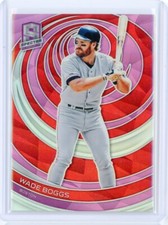 2023 Panini Chronicles Spectra WADE BOGGS Boston Red Sox Pink Prizm 1/17 1/1