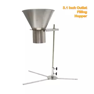 SUS304 Feeding Hopper with Support Stand 9.8" High 7.9" Top 3.1" Bottom Diameter - Bild 1 von 21