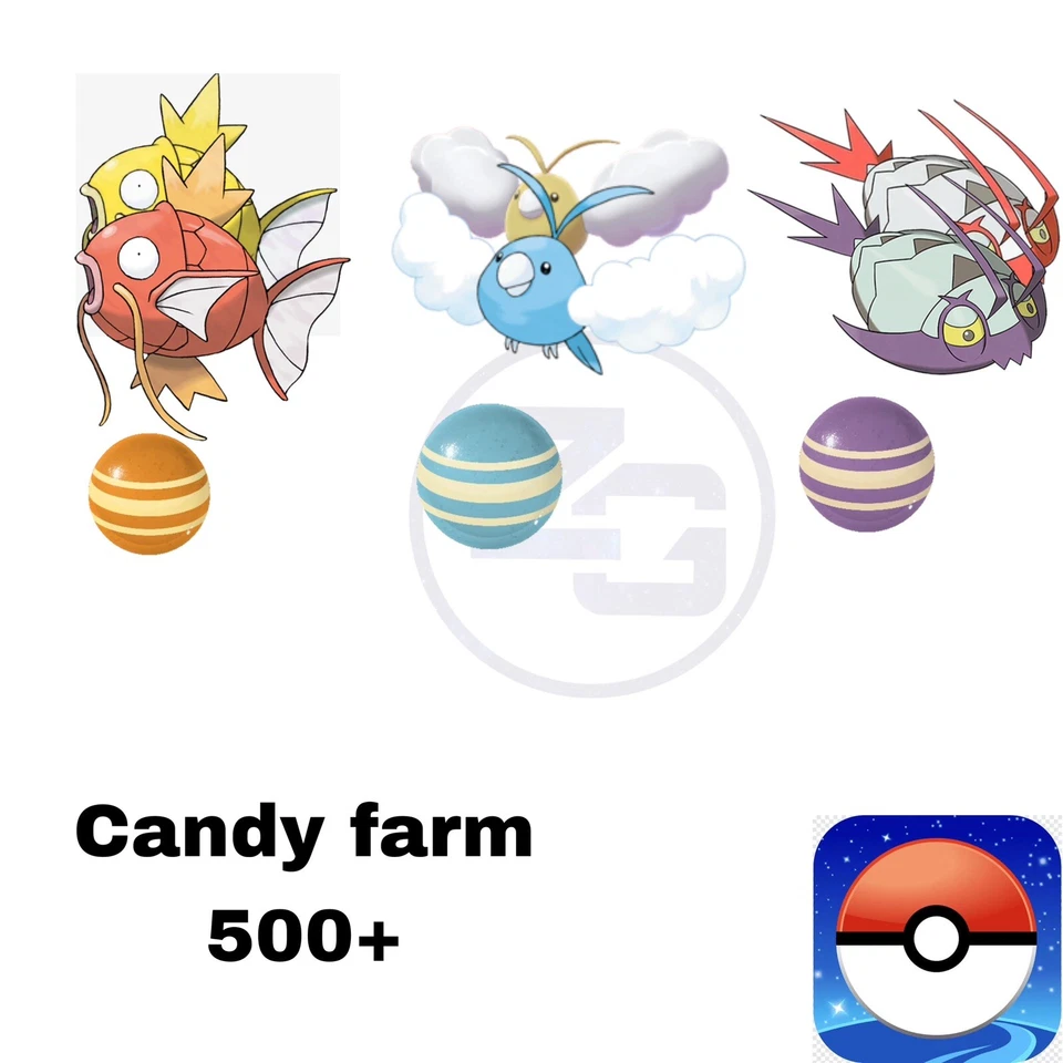 Pokémon Go - Granja de dulces de tu elección | + Posibilidad de brillar | PYA Foto 1 de 1