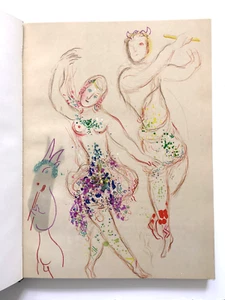 Marc Chagall The Ballet 1969 Mourlot 581 Limited Edition Color Lithograph + Book - Picture 1 of 4