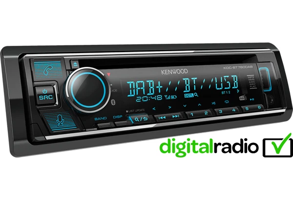 Kenwood KDC-BT760DAB 1-DIN Autoradio BT DAB USB Alexa
