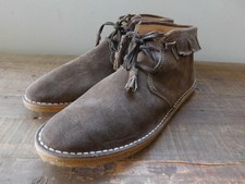 JCREW $188 Macalister fringe boots suede brown 10 E0850