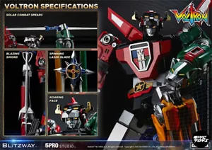 Blitzway - Voltron 5Pro Studio CARBOTIX Sammlerstücke Actionfigur Neu auf Lager - Bild 1 von 24