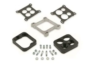 Mr Gasket 6009 Aluminum Carburetor Spacer and or Carb Adapter Kit - Picture 1 of 3