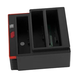 3-slot 2.5" 3.5" SATA IDE Hard Drive Duplicator HDD Backup Copy Clone Station - Picture 1 of 12