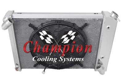 1966 1967 1968 Chevrolet Corvette 4 Row Alliant Radiator V8 Eng w/ 16" fan Foto 1 de 4