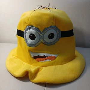 Despicable Me Minion Kevin Novelty Plush Cap Hat One Size w/Adjustable Strap - Picture 1 of 9