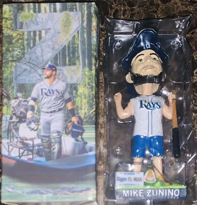 Mike Zunino "Florida Man" Tampa Bay Rays Bobblehead #10 Catcher 2022 MLB SGA - Image 1 of 4