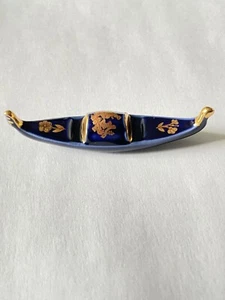 Limoges France Blue And Gold Gondola - Picture 1 of 4