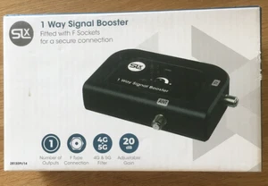 TV Signal Booster Aerial Amplifier, SLX 1 Way Signal Distribution Amplifier - Picture 1 of 4