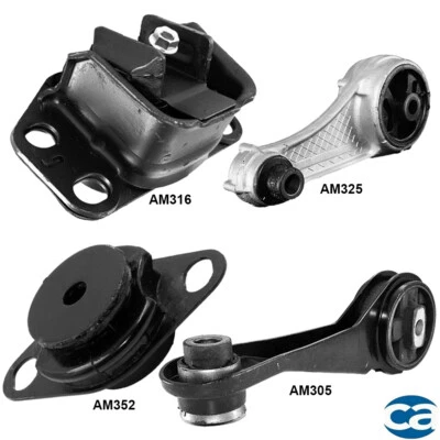 Engine Motor Mounts & MANUAL Trans Mount 4PCS for Renault Clio 10-02 L4-1.6L - Image 1 of 4