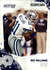 2010 Score Scorecard Dallas Cowboys Football Card #82 Roy Williams WR /499