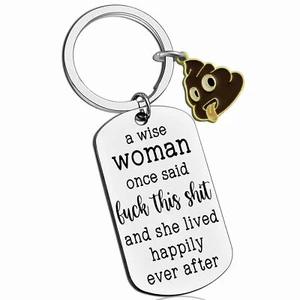 Funny Gifts For Women Easter Basket Stuffers Fun Keychain Gifts For Friends W... - Picture 1 of 7