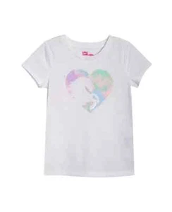 Epic Threads Little Girls Unicorn Heart Graphic T-shirt, Bright White, 3T/3 - Picture 1 of 1