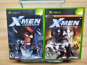 XBOX X-MEN LEGENDS & LEGENDS 2 - RISE OF APOCALYPSE GAMES - VERY GOOD CONDITION - Picture 1 of 6
