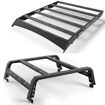 Overland Carbon Steel Cargo Bed Rack / Roof Rack For Ford F150 4-doors 2009-2014 - Image 1 of 4