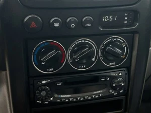 For Kia Sportage 93-03 Aluminium Chrome Heater Control Rings Surrounds 3pcs - Picture 1 of 5