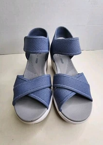 Clarks Cloudsteppers Cali Skye blaue Sport-Sandalen 5M - Bild 1 von 9
