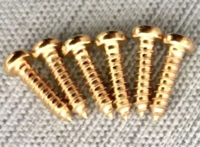 2007 Epiphone Sheraton Guitar Tuner Tuning Pegs Original Gold Mounting Screws - Image 1 of 4