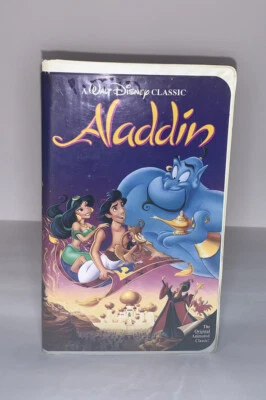 Aladdin (VHS, 1993) Black Diamond edition Original Case Collectors Dream - Image 1 of 4