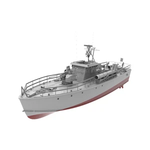 Kit Modelo Militar 1/700 Casco Completo Británico HMS Gay Arquero Torpedero Barco - Imagen 1 de 3