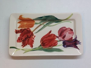 Emma Bridgewater Flowers - rechteckiges Tablett/Teller - Tulpen - Bild 1 von 10