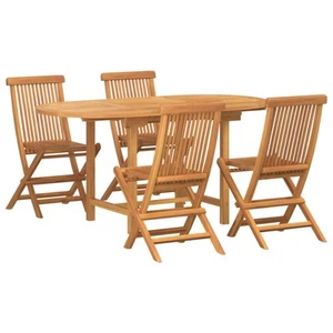 7-teiliges Garten-Dining-Set aus massivem Teakholz vidaXL - Bild 1 von 12