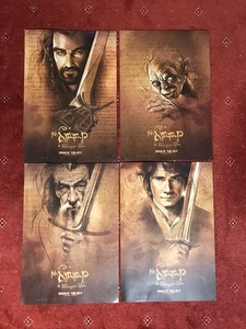 'The Hobbit' Movie Poster Set x 4 IMAX Limited Edition LOTR Tolkien - Picture 1 of 5