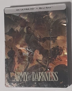 Army of Darkness Steelbook 4K UHD Blu-Ray Evil Dead Trilogy-Case Damage - Picture 1 of 5