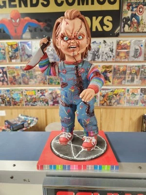 Chucky de resina personalizada "Scarface". 16 pulgadas de alto. Hermoso Foto 1 de 4
