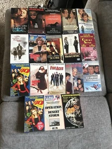 VHS LOT (18) Classics- CASABLANCA, MIRAGE, OPERATION DESSERT AND MORE… - Picture 1 of 4
