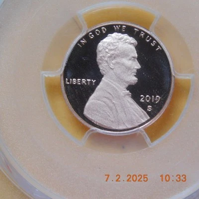 2019-S PCGS PR70RD DCAM Shield First Day of Issue Joe Orlando Signature 14 Only - Image 1 of 4