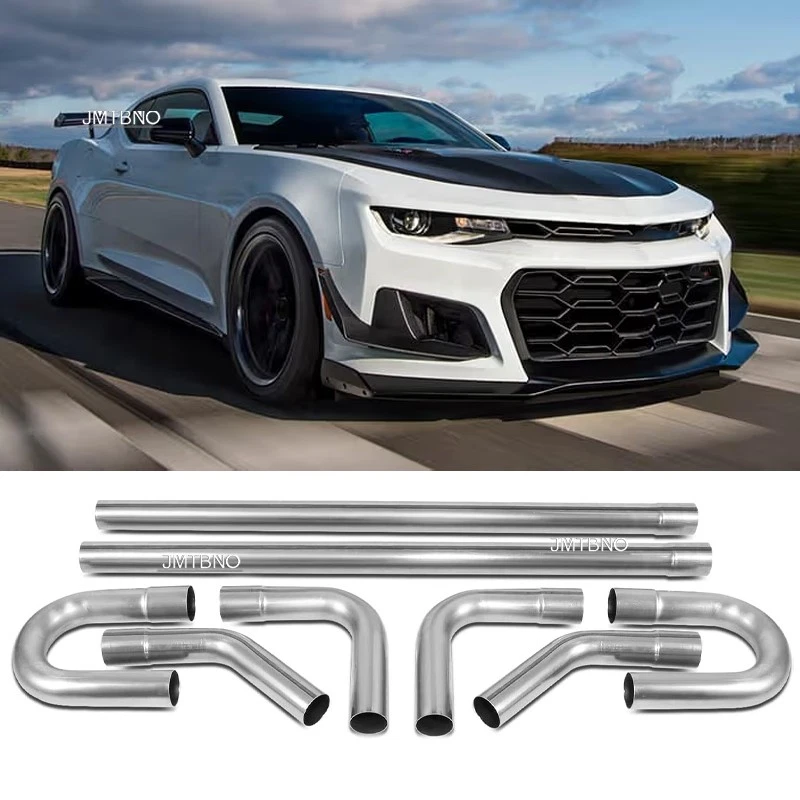 Выхлопная труба с прямым изгибом из стали 8XStainless на заказ с оправкой для Chevrolet Camaro - Изображение 1 из 4