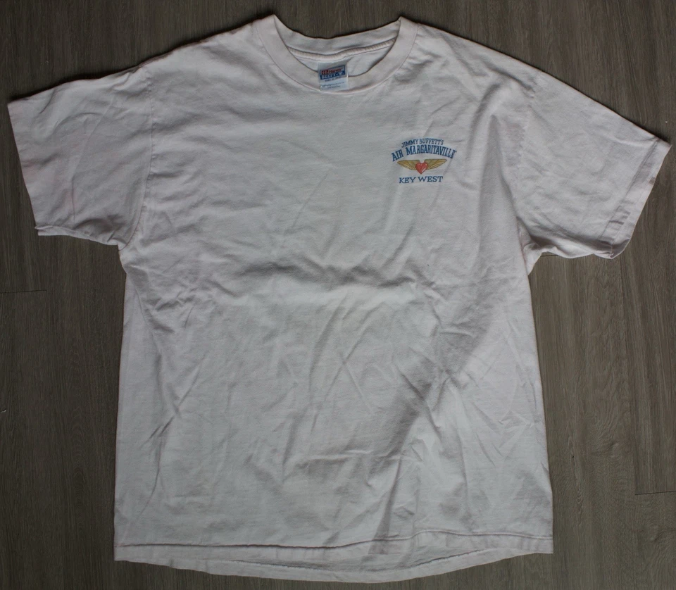 Camiseta De Colección Margaritaville Jimmy Buffet Puntada Única Hecha en EE. UU. XL Rosa Foto 1 de 4