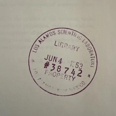 1952 LANL Copy! Spanish-English Chemical/Medical Dictionary 1st Edition HC - Image 1 of 4